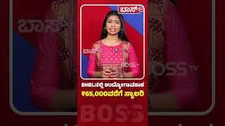 BHELನಲ್ಲಿ ಉದ್ಯೋಗಾವಕಾಶ ₹65,000ವರೆಗೆ ಸ್ಯಾಲರಿ | BHEL Recruitment 2025 | BHEL jobs Notification | BossTv