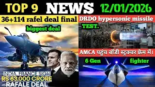 Indian defence news : Hypersonic Missile  | Rafale vs SU-57 | AMCA 5th Gen | S-400 | MQ-9B Drones