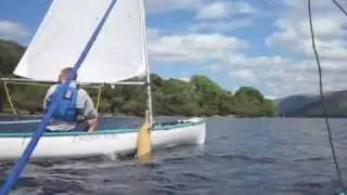 Solway Dory sailing canoe