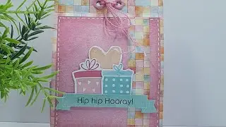 Make a giftbox with the giftbox paperpads.