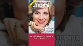 Princess Diana is on the cover of Indonesian magazines.#majalahindonesia #princessdiana #ladydiana