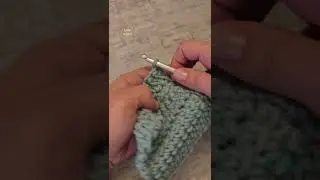 Double SC Stitch 1 Row Repeat Crochet Pattern | Linked DC Stitch #crochettutorial  #easycrochet
