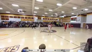 St. Marys Vs. ECC Boys Basketball