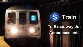 ᴴᴰ Shuttle Train to Broadway Junction Announcements (2003)