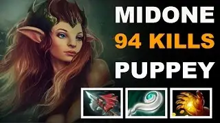 AMAZING 94 KILLS in 28 minutes Secret MidOne and Puppey Highlights #dota2