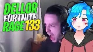 DELLOR FORTNITE RAGE COMPILATION 133【Reaction】