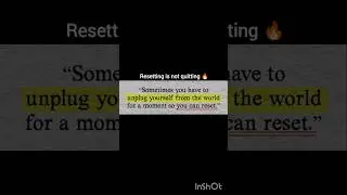 Resetting is not quitting🔥#motivationalquotes#motivational#motivation#quotes#positivitychannel#2026