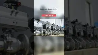 DN80 PN16 Pneumatic Single-Acting Ball Valve-XINTAI