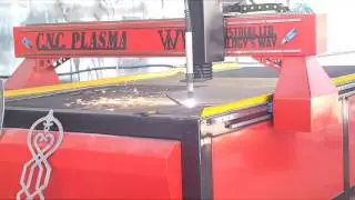 Another new cnc plasma machine, with Hypertherm 85A, under Waked Industrial control!