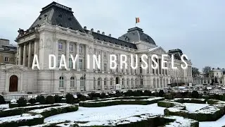 Walk with me on a day trip in Brussels | #brussels #euparliament #belgium