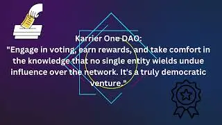 Connecting the World: The Karrier One Revolution