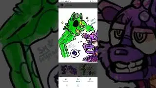 radioactive foxy x toxic springtrap