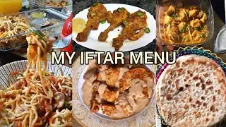 MY IFTAR MENU // 1ST ASHRA | RAMADAN VLOG # 2 | iftar ideas | ramzan menu | iftar table
