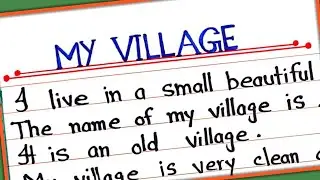 20 Lines essay on my village in English || Essay on My Village