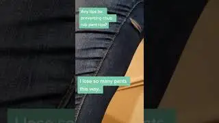 How to Stop Chub Rub from Destroying Your Pants 🩳🔥 #LifeHack #dryael