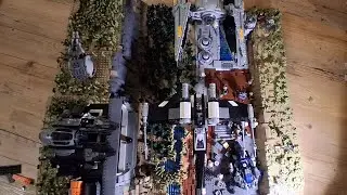 Tie Avenger vs partisan x-wing moc showcase #legostarwars #moc 