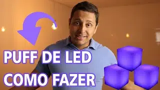 Puff de led - Como fazer, como funcionam os puffs iluminados