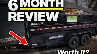 TOPSHELF 14K SURE-TRAC DUMP TRAILER REVIEW #junkremoval #Doubleduty 
