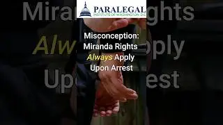 #1 - Criminal law MISCONCEPTIONS  #paralegaltraining #criminal #criminallaw #knowyourrights