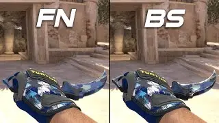 CSGO ★ Karambit | Bright Water - Skin showcase all floats [4K60FPS]