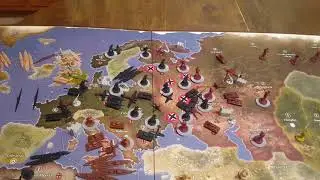 Axis and Allies Turn Simulation: Anniversary Edition 1942 Setup Soviet Union