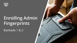 How to program admin fingerprints - Barikade Series 1 & 2