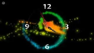 Countdown Particle Clock (v101) dramatic TIMER 60 sec with sound effects HD
