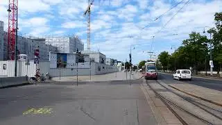Wien: Dr. Karl Renner-Ring. Tram nr. 725, route 71