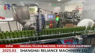 500ml, 1000ml shampoo, lotion bottle filling machine, piston filler machinery #reliancemachinery