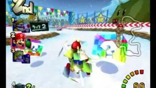 マリオカートダブルダッシュをやってみた5 【シャーベットランド】