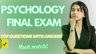 Freshman Psychology Final Exam Top Questions & Answers explained | ፍሬሽማን ኮርስ 2018 በአማርኛ