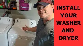 THE EASIEST Way to Set Up Your Washer and Dryer!