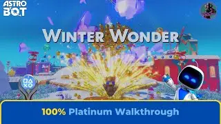 Astro Bot: Winter Wonder All Collectibles Platinum Walkthrough [4K]