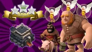 GiHoHe TH9 3 STAR ATTACK STRATEGY (POPULAR WAR BASE) | WITHOUT QUEEN