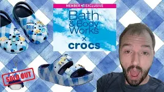 💙🤍 Bath & Body Works X Crocs 💙🤍 Чехол-держатель Croc Pocketbac распродан!!