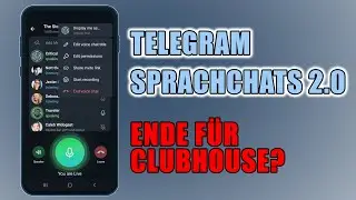 Telegram Sprachchats 2.0 (Neue Funktion) Alternative Clubhouse