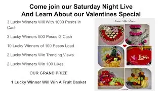 Saturday Night Live 👍 - Free dikitan/lapagan : Meet our sponsor for Valentines Special