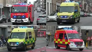 [PRIMEUR/ NIEUWE] Brandweer en Ambulances met spoed naar interventies in Aalst!