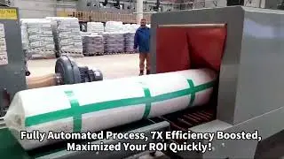 SUNTECH Automated Fabric Roll Packing Line ST-ARPM