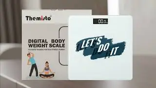 Themisto TH-WS40E Digital Body Weight Scale | 180kg Capacity | Accurate, Slim & Stylish