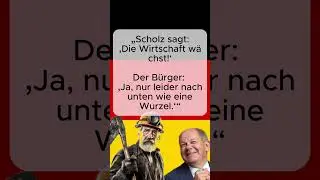 Der Optimist #witze #anecdote #Scholz #Wirtschaft #Satire #Deutschland