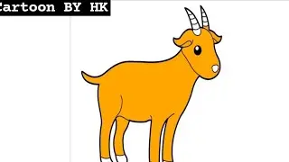 How to draw Goat | Goat | Drawing for Kids | Kids HD TV | Cartoon | Kids