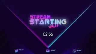 STREAM STARTING SOON TEMPLATE FREE DOWNLOAD | STREAM STREAM | STREAM STARTING SOON FREE DOWNLOAD |