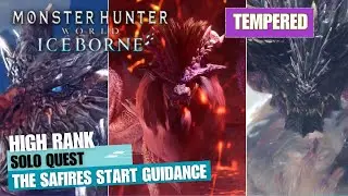 Monster Hunter World Iceborn | High Rank | Solo | 9 Stars Quest | The safires start guidance