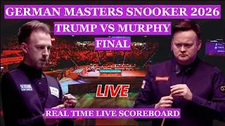 Judd Trump vs Shaun Murphy Live Scores | German Masters Snooker 2026 Final
