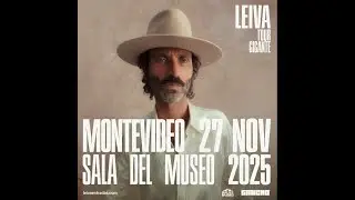 Concierto Leiva Uruguay 27/11/2025 - TOUR GIGANTE - SALA DEL MUSEO DEL CARNAVAL