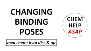 changing poses in drug-target binding