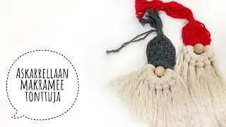 JOULUKALENTERI, luukku 10: makramee tontun ohje