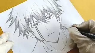How to draw Lance crown - step by step pencil drawing || Easy Anime drawing ideas