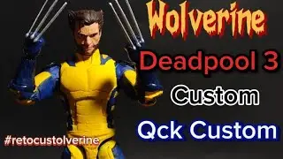 &iexcl;WOLVERINE MCU! Figura &iexcl;CUSTOM! - Estilo Marvel Legends - Qck Custom - #retocustolverine